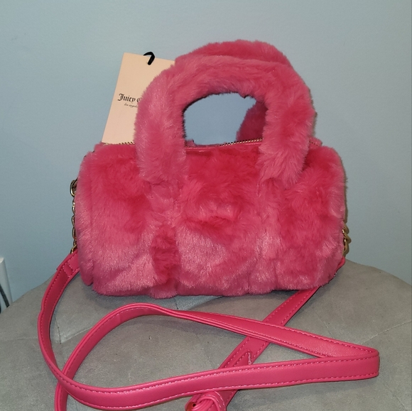 Juicy Couture Let's Get Cozy Roll PINK FLASH Bag-NWT - Picture 13 of 14